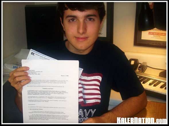 The book deal and the first advance check